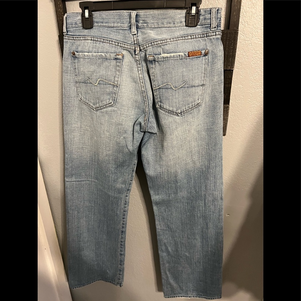 7 For All Mankind Blue Jeans - Picture 2 of 5